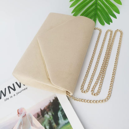 Evening Bags Women Clutch Purse Small Cute Classic Envelop Crossbody Handbag for Formal Wedding Party with Detachable Chain