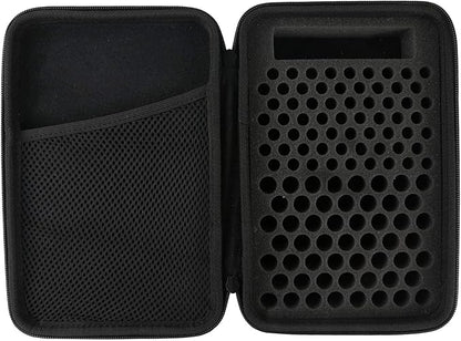 khanka Hard Battery Organizer Storage Box, Carrying Case Bag Holder - Holds 116 Batteries AA AAA C D 3V 9V with Battery Tester (BATTRIES are NOT Included.)