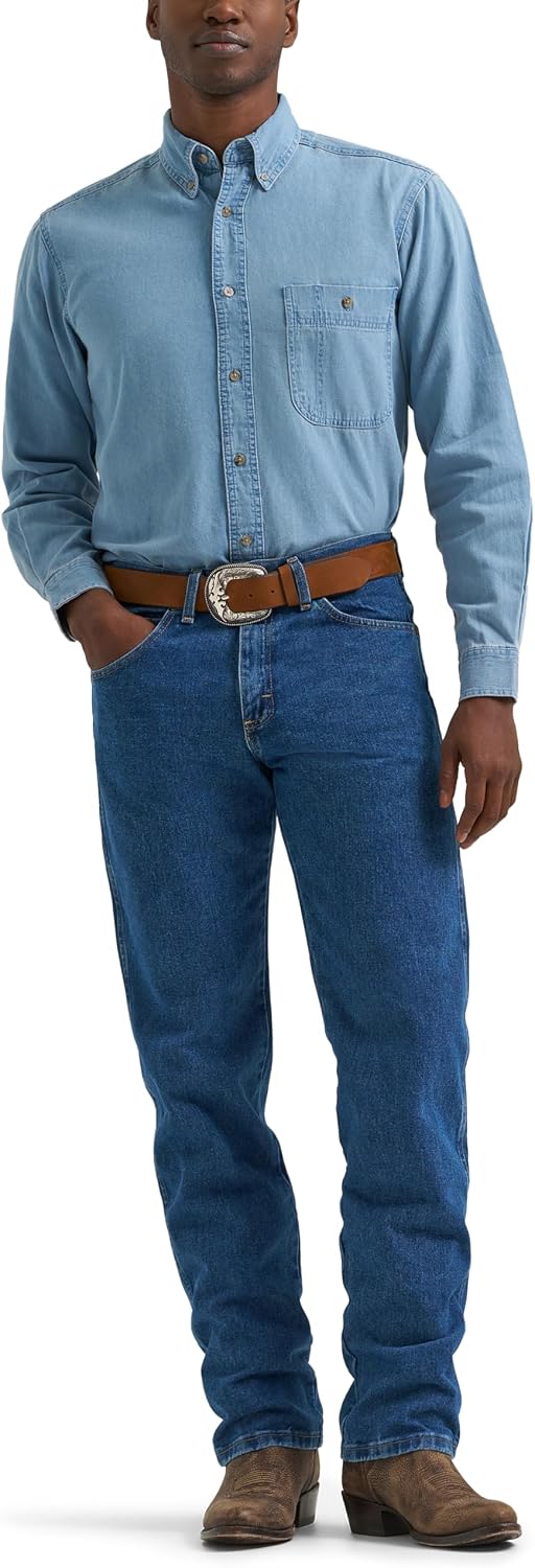 Men's Denim Button Down Shirt