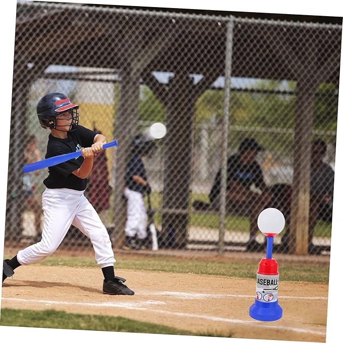 1set Baseball Training Set for Boys and Girls Automatic Baseball Launcher Bat Improve Batting Skills Safe Fun for Boys Girls