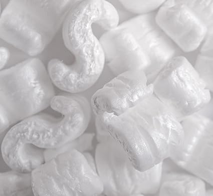 Bubblefast! Brand 3.5 cu. ft. (22.5 Gallons) Anti-Static Packing Peanuts Popcorn (White)