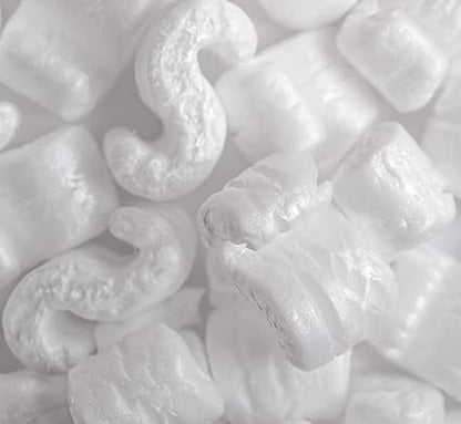 Bubblefast! Brand 3.5 cu. ft. (22.5 Gallons) Anti-Static Packing Peanuts Popcorn (White)