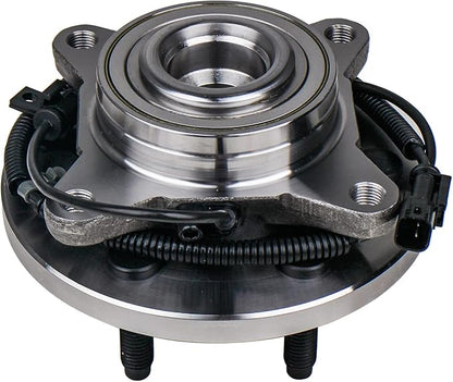 Autoround 515143 Front RWD Wheel Bearing and Hub Assembly Compatible with 2011-2014 Ford Expedition F-150, 2011-2014 Lincoln Navigator, 6 Lug wABS