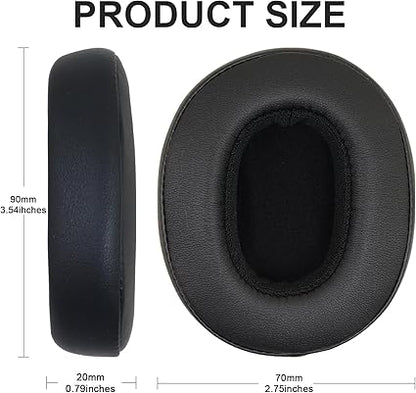 Replacement Ear Pads for Skullcandy Crusher Wireless/Evo/ANC Hesh 3/EVO/ANC, Headphones Earpad Cushions, Headset Ear Covers Also Fit Skullcandy Venue Wireless Headphones