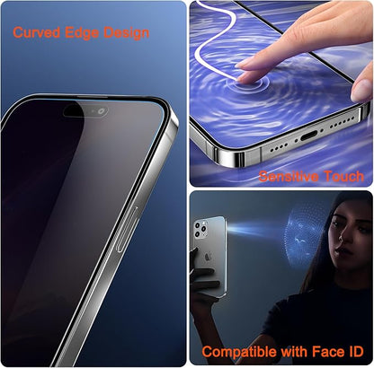 SIBEITU 1-Pack for iPhone 11 Pro Max Screen Protector, [Auto Alignment Kit] 6.5 Inch HD Clear Tempered Glass Film, Case Friendly Anti Scratch, 9H Hardness Auto Dust Removal Installation Protector