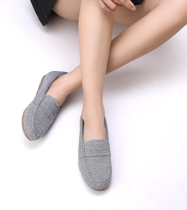 Vespiero Loafers for Women Comfortable Slip on Work Flats Shoes Womens Dressy Casual Walking Shoes