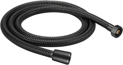 Extra Long,Kink Free Stainless Steel Black Shower Hose Attachment,Handheld Shower Head Hose, Shower Hose Replacement,Brass Insert & Nut for Bathing/Cleaning (79 inches black)