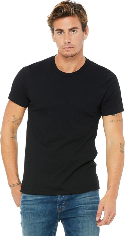 Bella Canvas 6 Pack Adult Unisex T-Shirt Black