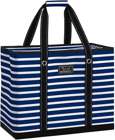 SCOUT 3 Girls' Extra Large Sandproof Utility Tote - Zipper Closure Beach, Pool  Travel Bag