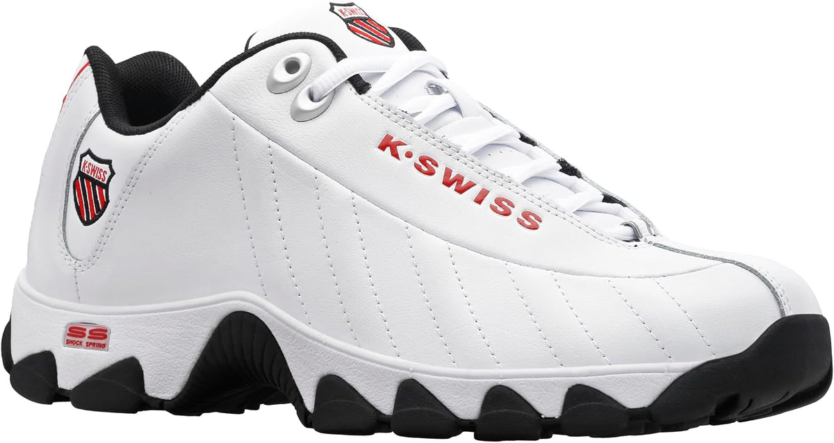 Size 11, K-Swiss Men's ST329 CMF Sneaker, Wide Tennis Walking Shoes Leather Upper .