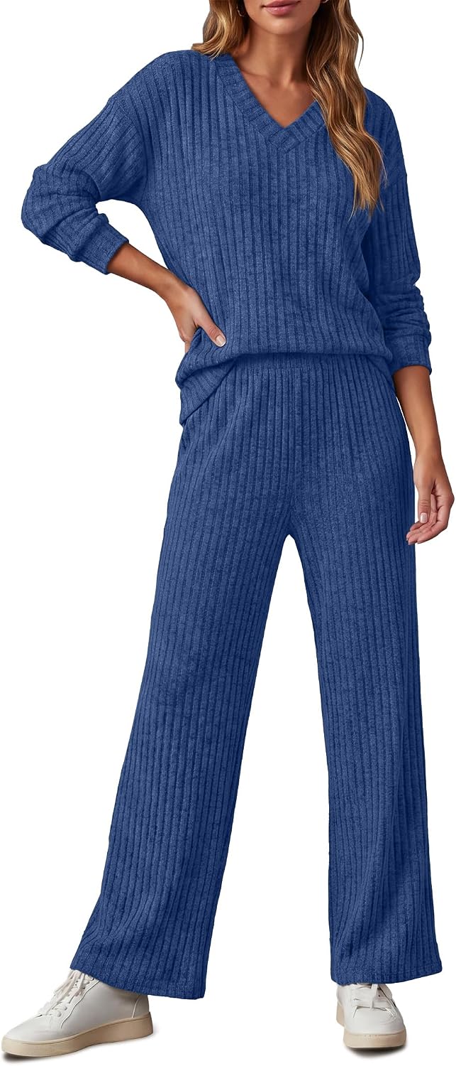 Lounge Sets for Women 2026 Vacation Matching Track Suits Sweater Fall Outfits (S-2XL