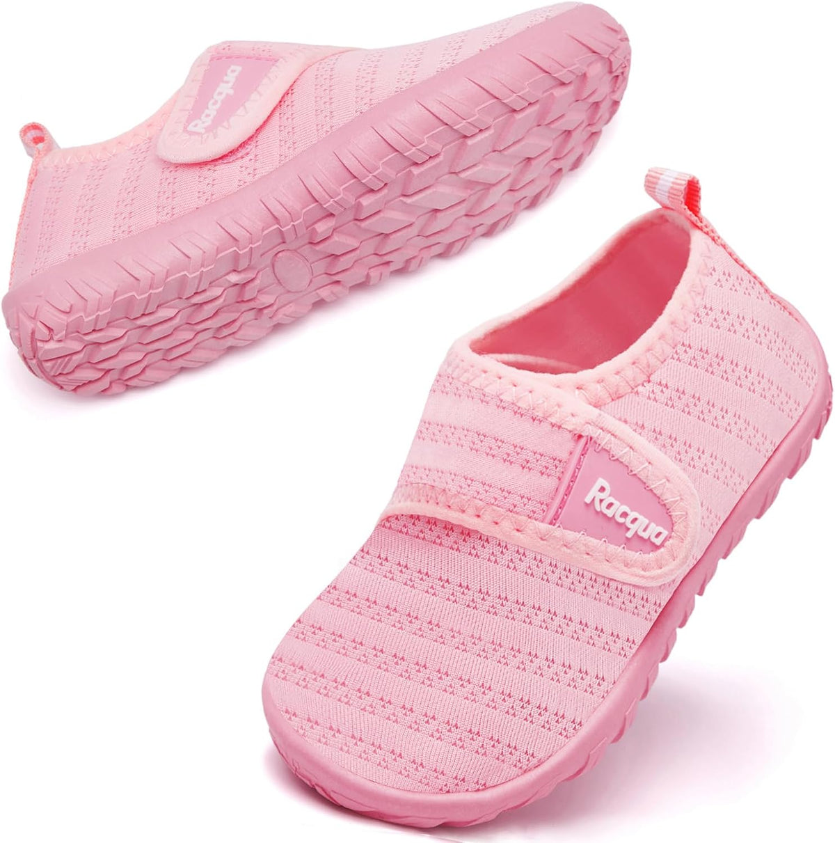 Size 27 Kids Racqua Baby Todder Water Shoes Boy's Girl's Quick Dry Barefoot Shoes Non-Slip Swim Pool Aqua Shoes(Baby/Toddler)