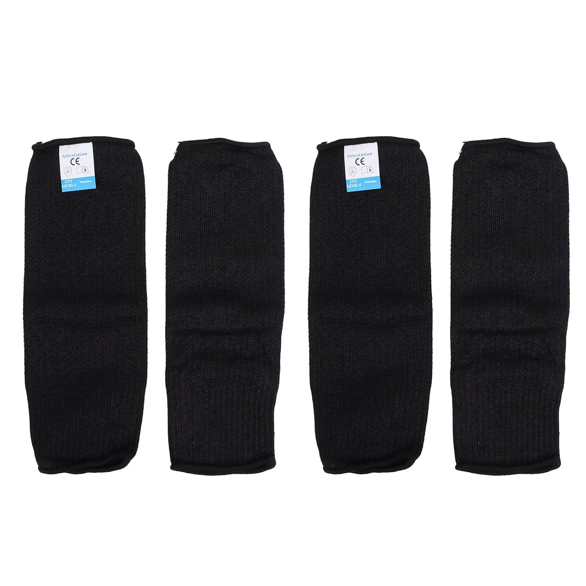 Protective Sleeves, avoid Cut Burn Resistant Sleeves Safety Protective Sleeves, avoid Heat Scratch & Cut Resistant Arm Sleeve with Finger Opening, Protectors for Safety Black (only 1 pais)