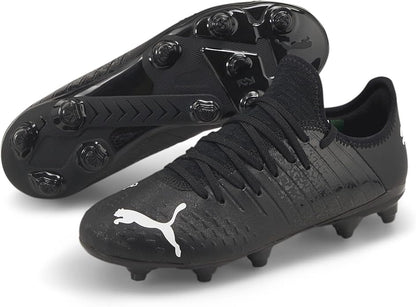 Puma Future Z 4.3 Soccer Shoe, Black White, 3.5 US Unisex Big Kid