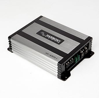 Harmony Audio HA-A400.1 Car Stereo Class D Amp Mono 800 Watt Subwoofer Amplifier - 1 Ohm Stable - Includes Bass Remote