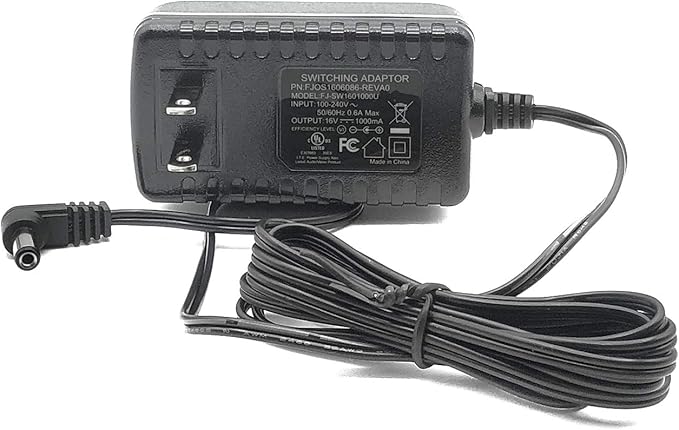 FJ-SW1601000U Switching Adapter ACDC Adapter 16V 1000mA FJOS1606086-REVA0 Power Supply Plug