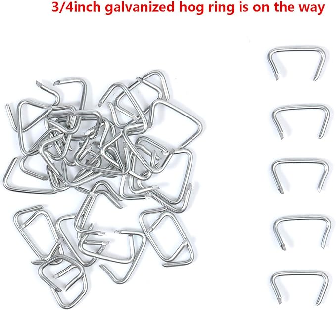 Straight Hog Ring Pliers Kit  Auto Upholstery Installation Tool for BungeeShock CordsAnimal Pet CagesBaggingTrapsSausage CasingMeat bagsFencingRailing by NIDAYE (Rings Not Included)