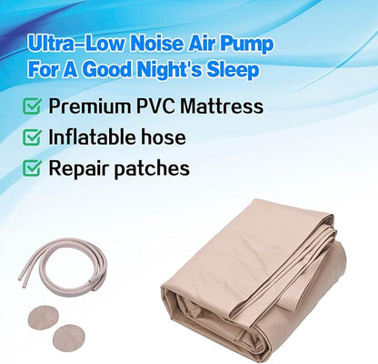 Alternate Pressure Mattress, Inflatable Mattress for Bed Sores and Pain Prevention, Heat Ulcer Resistant Cushion for Hospital Beds and Home Air Beds (Mattress Only) 94.5"x39.4"