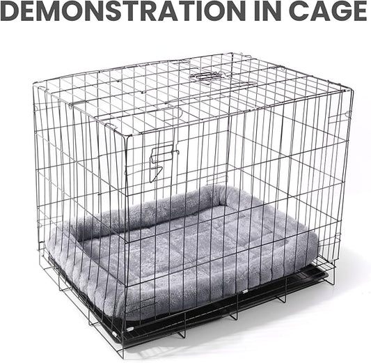 Patas Lague Bolster Dog Bed for Extra Small Dogs 16''x12'', Soft Warm Foam Pet Sofa Bed, Machine Washable Pet Cat Crate Mat for Toy Breeds, Black