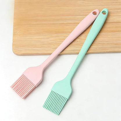 Only 1 left Silicone Basting Brush for Cooking Baking and Grilling, Heat Resistant Bristles for Oils Butter Sauces and Marinades, Dishwasher Safe, Pink