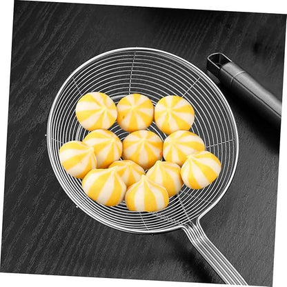 Unomor Oil Filter Spoon for Kitchen Use Hot Pot Strainer Scoop Stainless Steel Sturdy and Easy to