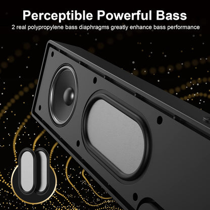 Tbhatfy USB Powered Computer Sound Bar Speaker with Bluetooth