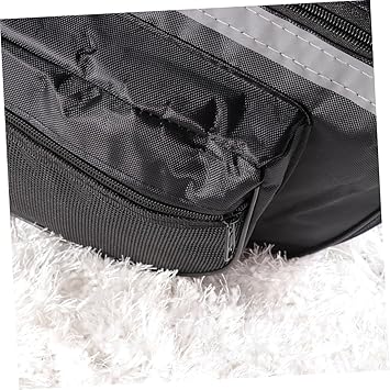 Kisangel Mountain and Road Bike Rear Pannier Bag Waterproof Double Side Bag Handle Black Multifunctional and Durable
