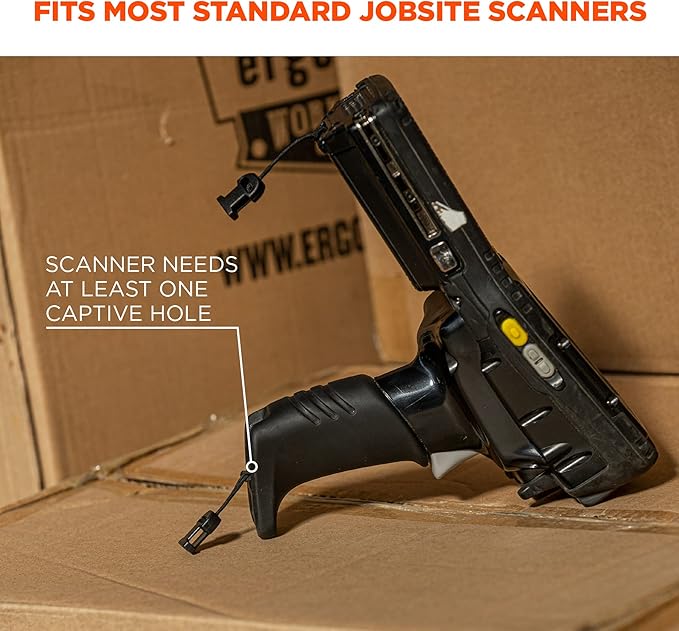 Ergodyne Squids 3132 Barcode Scanner Harness, Large , Black