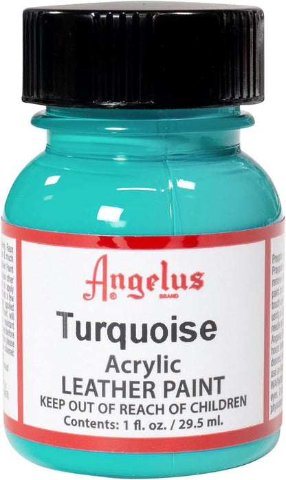 Angelus Acrylic Leather Paint, 1 oz., Turquoise