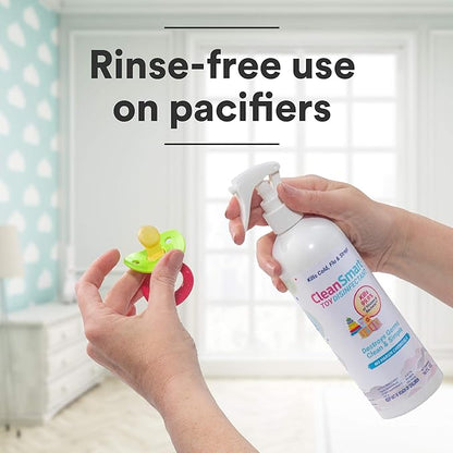 CleanSmart Toy Disinfectant Spray Kills 99.9 of Viruses and Bacteria, Rinse Free, 16 oz Bottle, (Pack of 2)