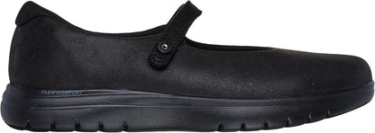 Skechers Women's On-the-go Flex – Whisper | Casual, Air-Cooled Goga Mat, Ultra Go Cushioning, Vegan, Machine Washable, Maryjane
