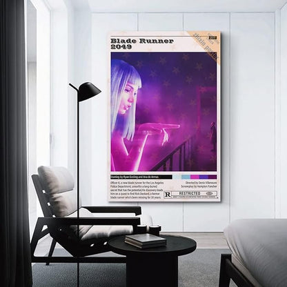 DOKTor Blade Runner 2049 Movie Aesthetic Posters Decorative Painting Canvas Wall Posters And Art Picture Print Modern Family Bedroom Decor Posters 12x18inch(30x45cm)