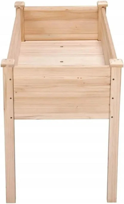 Wooden flower box for planting plants Standing vegetable pot Yaheetech 613623