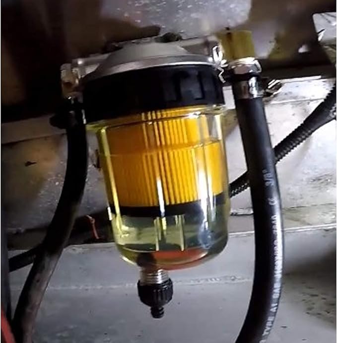 iFJF S3213 Fuel Water Separation Filter 35-60494-1 for Outboard 10 Micron Filter with 38 Inch NPT Port 802893Q01 Marine 35-809097 S3213 S3214 B32013 18-7932-1