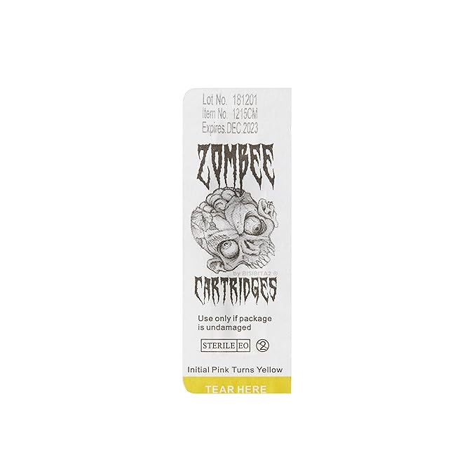 Zombee Disposable Tattoo Needle Silicon Cartridge 20Pcs (1203RL)