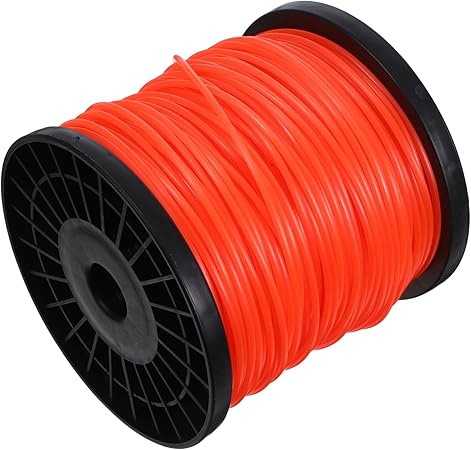 Grass Trimmer Line 100 2.4mm Diameter Nylon Lawn Mower Cutting String Universal Compatibility Easy to Use Replacement Spool