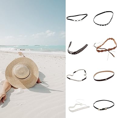 Hand Made Replacement Hat Belt for Men Fedora Hat Bands Cowboy Hat Bands Leather Hat Bands Western Hat Belt