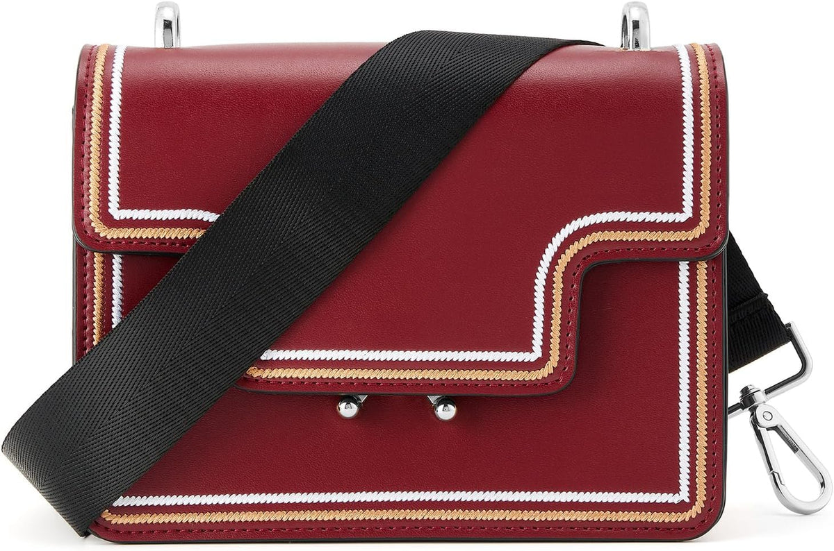 Shoulder Strap Silvery Buckles 1.5" Wide Handbag Crossbody Strap Adjustable Replacement Purse Strap Solid Style(S-L165W3.8-Color1)