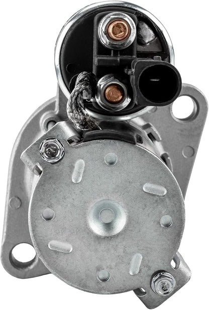 17970 Starter Replacement for 2006-2015 Jetta 2.0L, 2010-2017 TI-GUAN, 2010-2016 CC 2.0L, 2006-2010 Passat 2.0L, 2006-2009 2012-2014 GTI, 2007-2010 E-os, Starter Motor Replace 17970