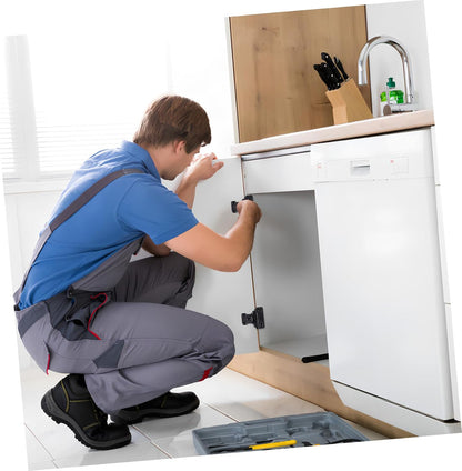 Mipcase 5sets Overlay Cabinet Hinges Soft Close Mechanism for Kitchen Doors Finish Easy to Install Screws Self-Closing Function Cold-Rolled Construction