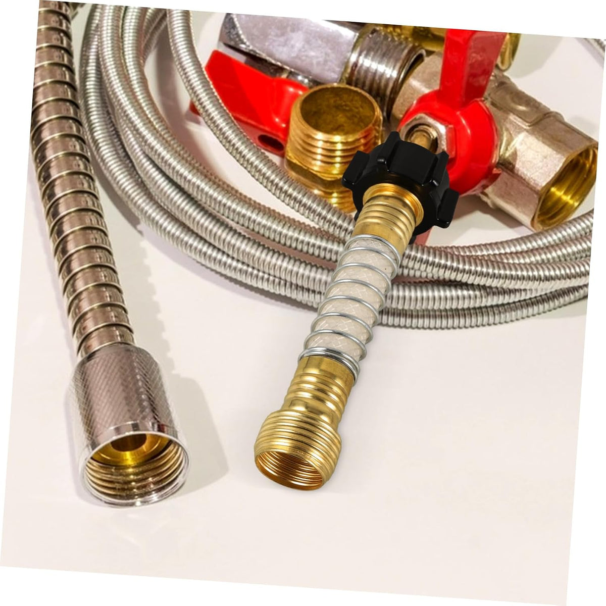Rv Water Hose Adapter Flexible Drinking Water Connector Hose Protector for Rv Filtration System Heavy-duty Outdoor Use