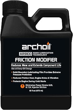 Archoil AR9100 Oil Additive (16oz) for All Vehicles - Powerstroke Cold Starts, Eliminates Injector Problems