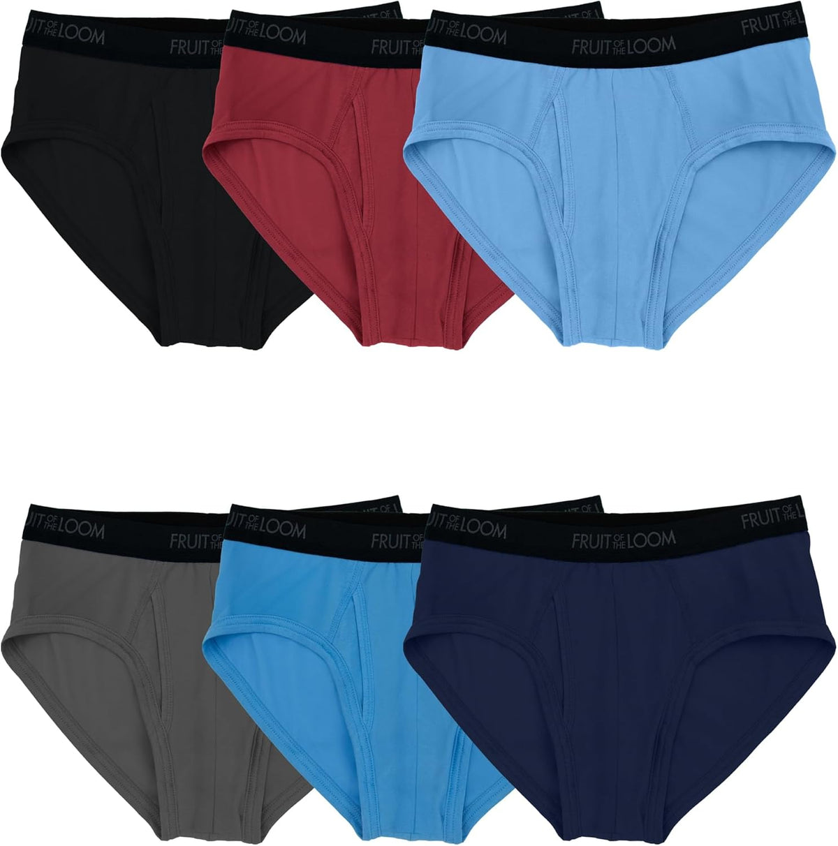 Fruit of the Loom Men's Underwear Briefs, Tag Free & Moisture Wicking .