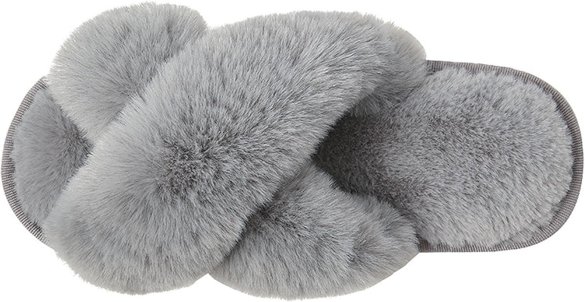 Plush crossover slippers for winter(Pink)