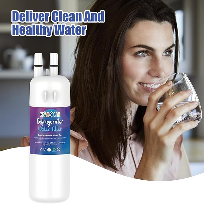 W10295370A Water Filter Replacement, Compatible with EDR1RXD1, EDR1RXD1B, W10295370, WHR1RXD1, KAD1RXD1, P4RFKB2, P8RFWB2L, 46-9930,46-9081 (1)