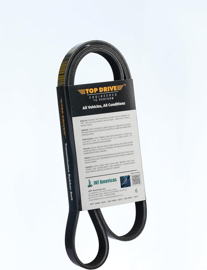 Top Drive, 6PK2135, Premium Engine EPDM Serpentine Drive Belt, Equivalent References - K060841, 5060840