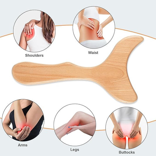 Wood Therapy Massage Tools,Wooden Lymphatic Drainage Massager, Cellulite Remover Body Sculpting Tool for Cellulite Reduction,Muscle Tension Release,Body Contouring and Shaping