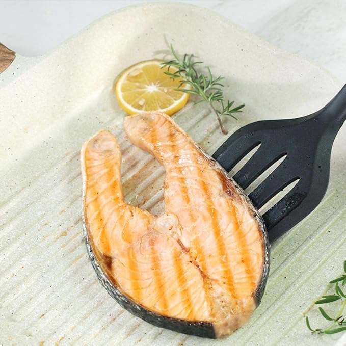 Black Silicone Cooking Utensils Set Non-Stick Pan Baking Tools Kitchenware (Spatula)
