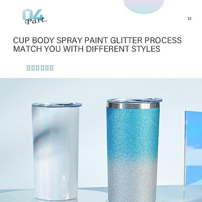 304 stainless steel 20oz double layer slimming mug vacuum insulation cold insulation car mug car portable water mug