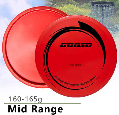 Disc Golf Set - Driver, Mid-Range and Putter Discs with Disc Golf Bag for Outdoor and Backyard, Comfortable Plastic, 6 Pack